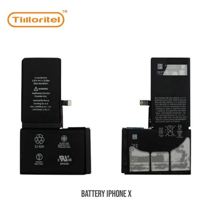 BATTERY IPHONE X ORI VV
