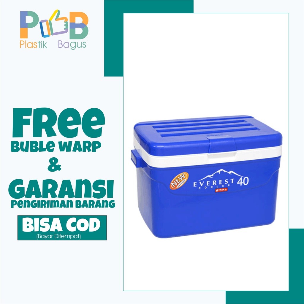 Cooler Box termos Es Termos ikan Termos daging kotak pendingin Everest cooler 40 Liter Lion Star I-3
