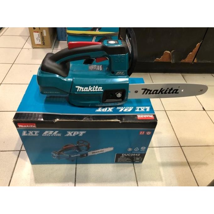 mesin gergaji kayu chainsaw cordless makita DUC254Z brushless
