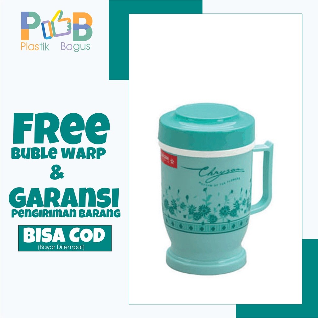 termos air panas gelas mug termos air panas tempat minum Thermo Cup 450 ml Lion Star M2