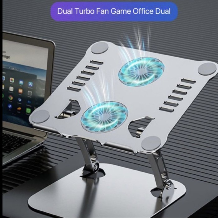 Laptop Stand Aluminum Alloy With Fan Cooling