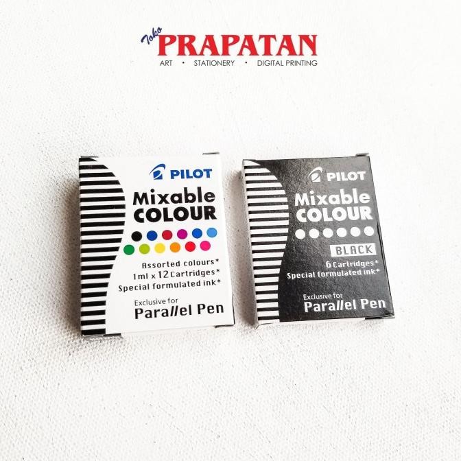 

BARU PILOT PARALLEL PEN REFILL INK CARTRIDGE MIXABLE COLOUR