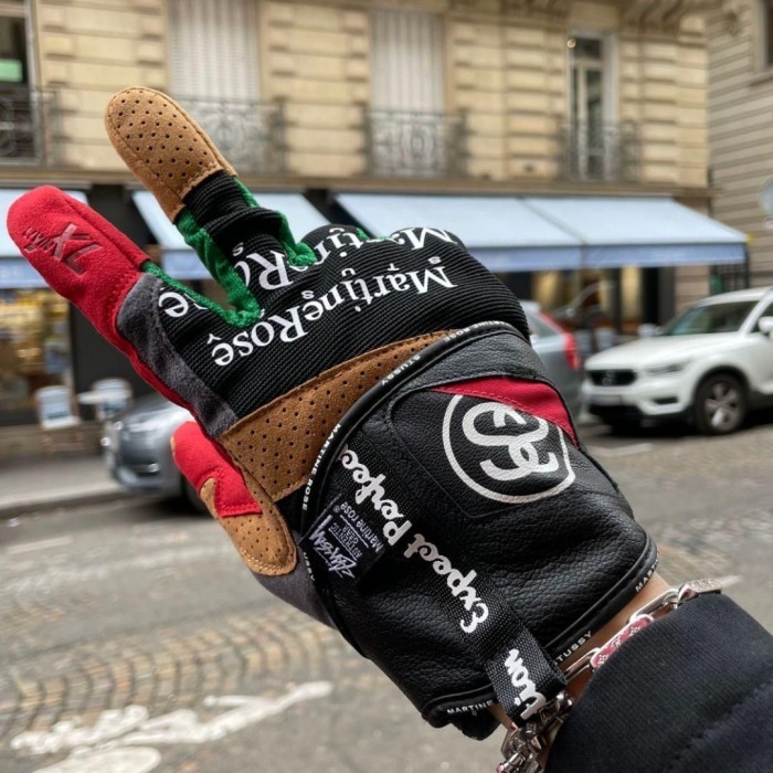 Stussy x Martine Rose Driving Gloves Multicolor