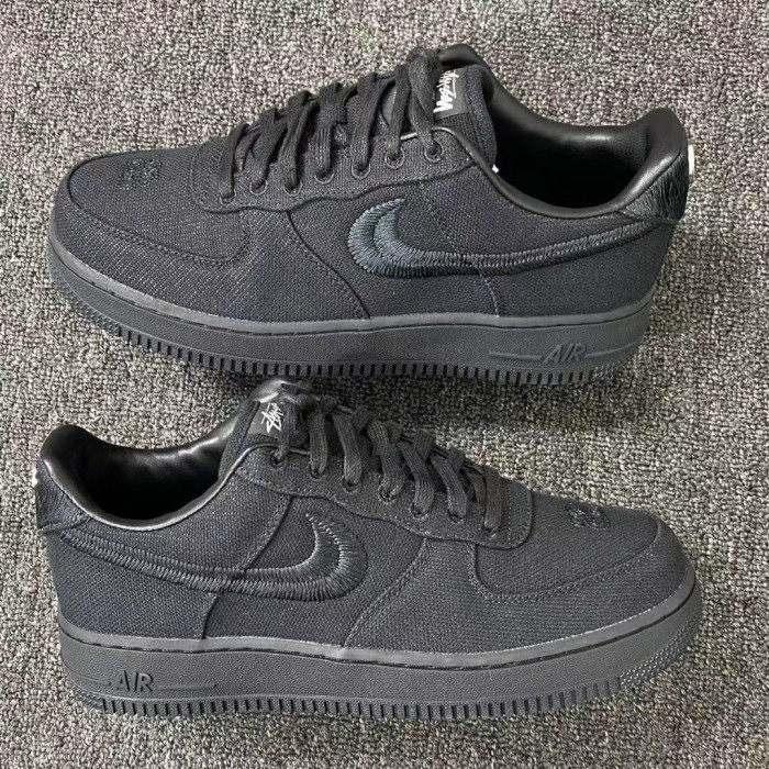 Stussy x Nike Air Force 1 Black