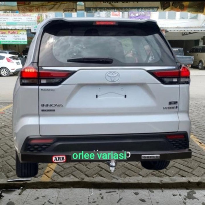 TOWING BESI ARB PELINDUNG BUMPER BELAKANG MOBIL INNOVA ZENIX