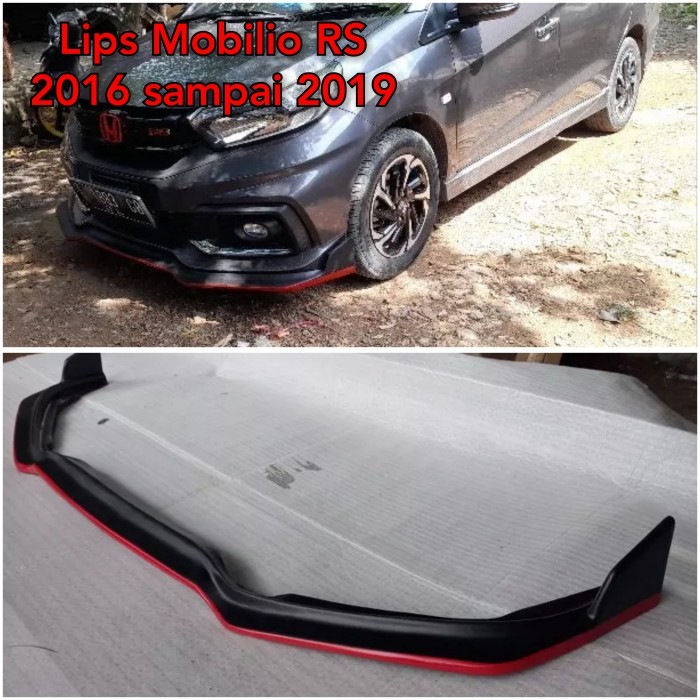 FRONT LIPS BUMPER HONDA MOBILIO RS 2016-2019