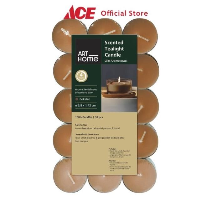 ARTHOME LILIN AROMATERAPI TEALIGHT 4 HOURS - COFFEE