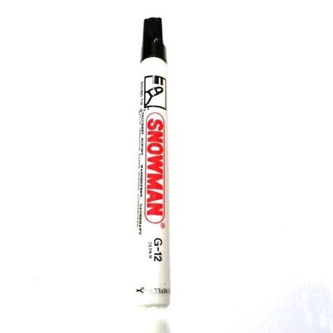 

New Arrival Spidol Snowman Permanent Marker G-12 Harga 1 Pcs Hitam