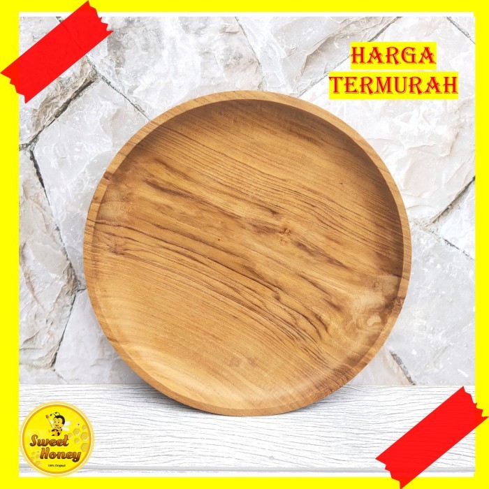 PIRING KAYU JATI 20 CM