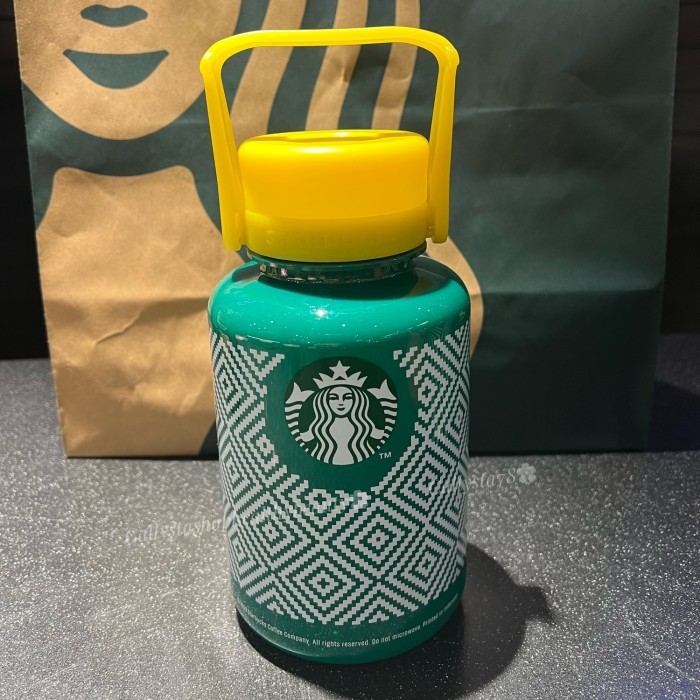 EKSLUSIF Starbucks X Kreaby Tumbler 1 Liter Reusable Bottle
