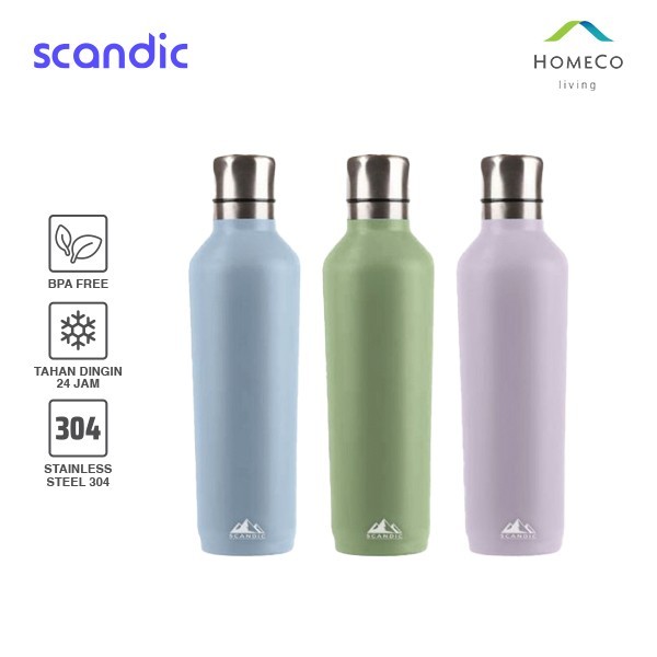 PROMO SPECIAL Botol Minum Stainless Premium / Vacuum Bottle 450 ml - SCANDIC