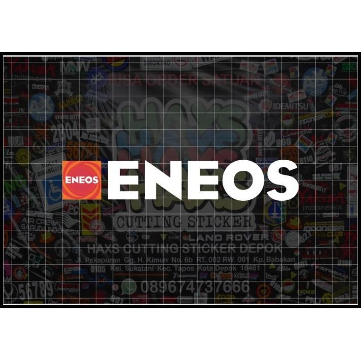 

GRATIS ONGKIR CUTTING STICKER ENEOS UKURAN 14 CM !!!