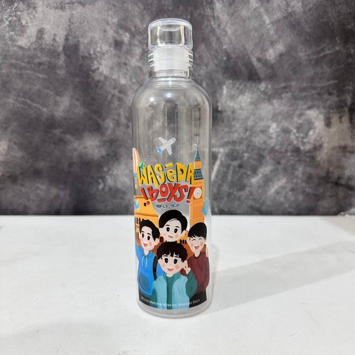 SPECIAL Sakou Custom Tumbler Crystal Botol Air Minum Estetik Bening 500 ml