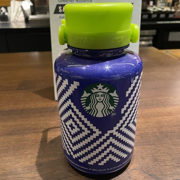BERGARANSI Starbucks X Kreaby Tumbler bottle 1liter / Botol Minum Original