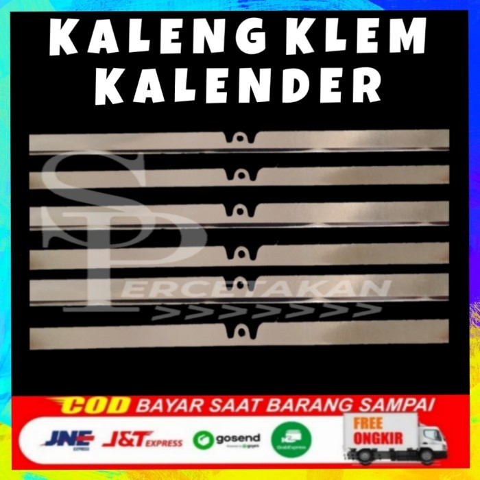

Kaleng Klem Kalender 33Cm / Klem Kaleng Kalender Klip Seng Kalender Murah Berkualitas