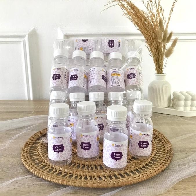 

Trending! Grosir Botol Kecil Tempat Air Zam Zam 80ml 25 botol