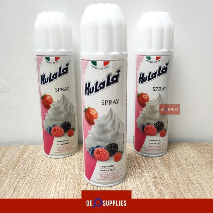 

Hulala Whipping Cream Spray 250Gr - Krim Whip Whipped Cream Semprot