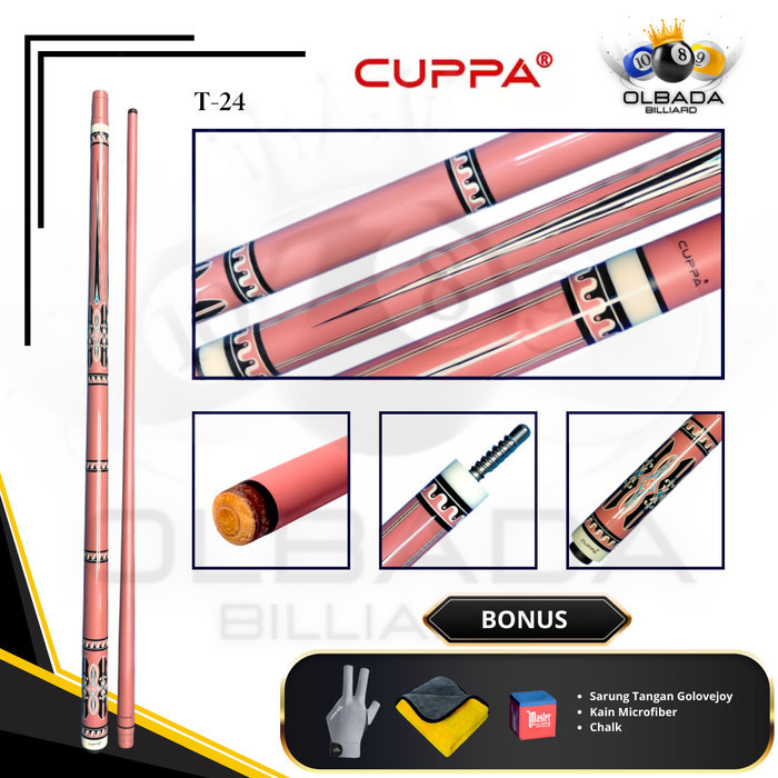 Cuppa Pink Carbon Cue Billiard