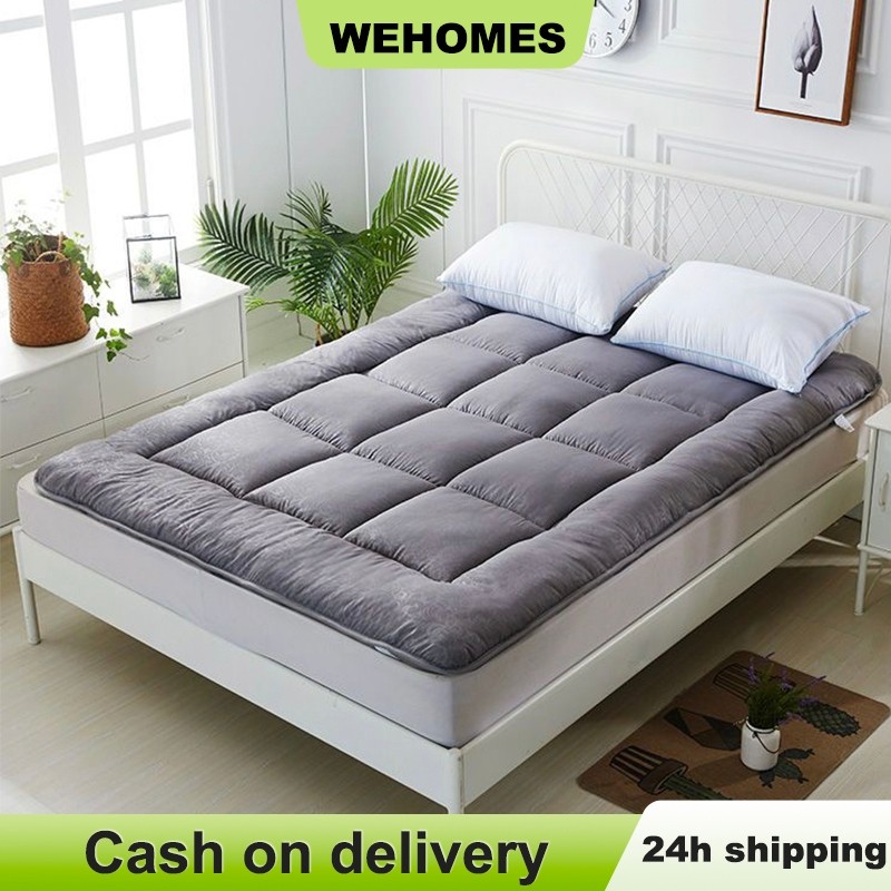 Matras Kasur Matras Protector Crofiber Topper Kasur Topper Kasur Bulu Angsa Empuk Mattress Cover