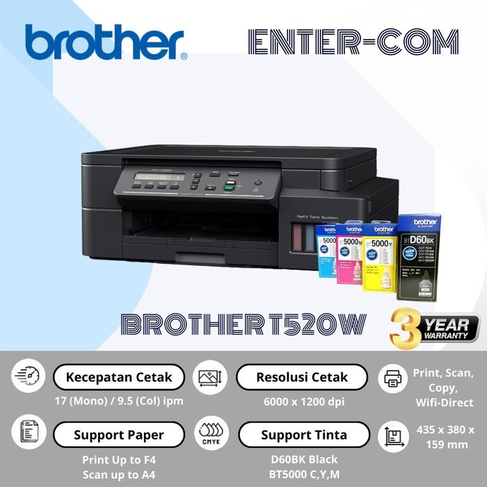TERBARU - PRINTER BROTHER DCP-T510W