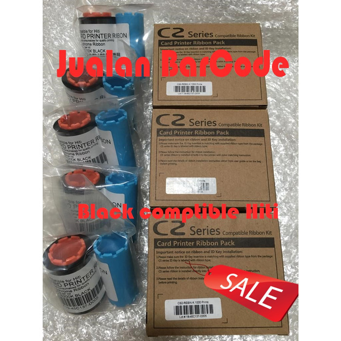 RIBBON BLACK HITAM COMPATIBLE PRINTER HITI CS200E CS 200E CS-200E