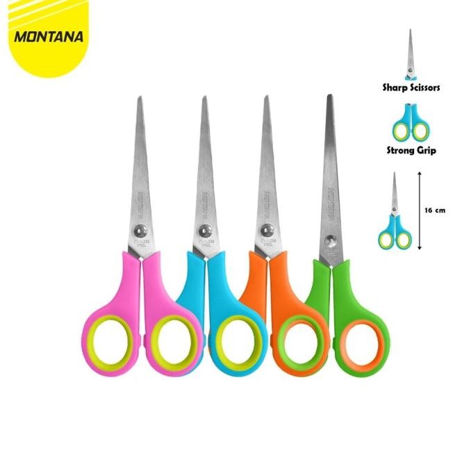 

New Arrival ! Gunting Kertas Warna Neon Panjang 6 Inch