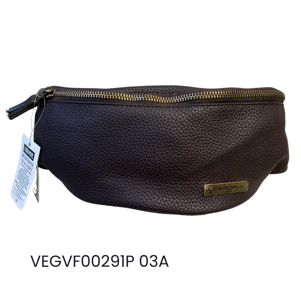 Tas Pinggang / Waist Bag Kulit Pria Cardinal VEGVF00291P 03A Cokelat