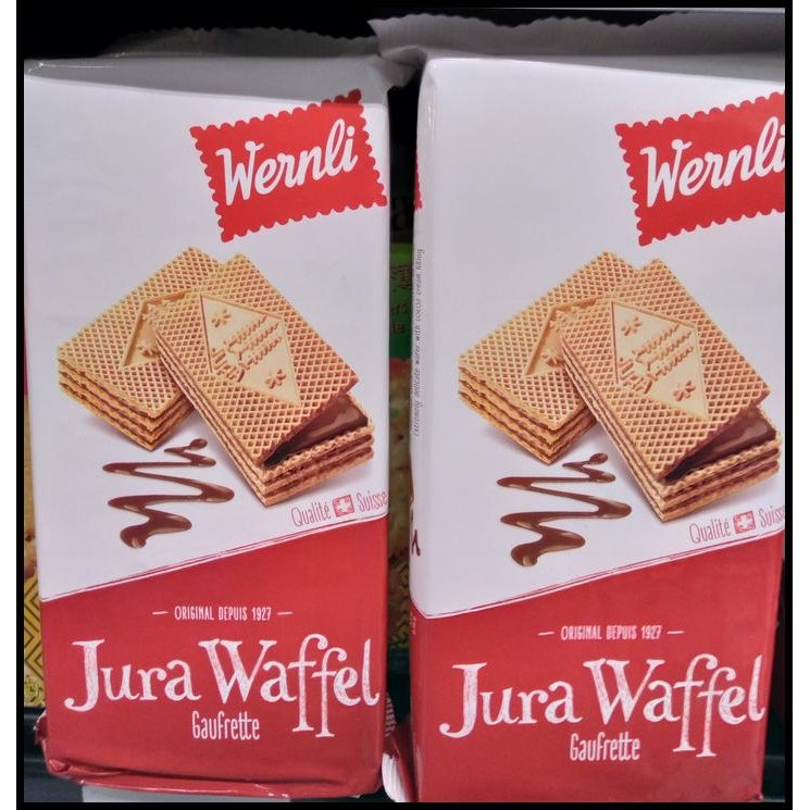 

Promo!! Wernli Jura Waffel - Wafer Chocolate Original