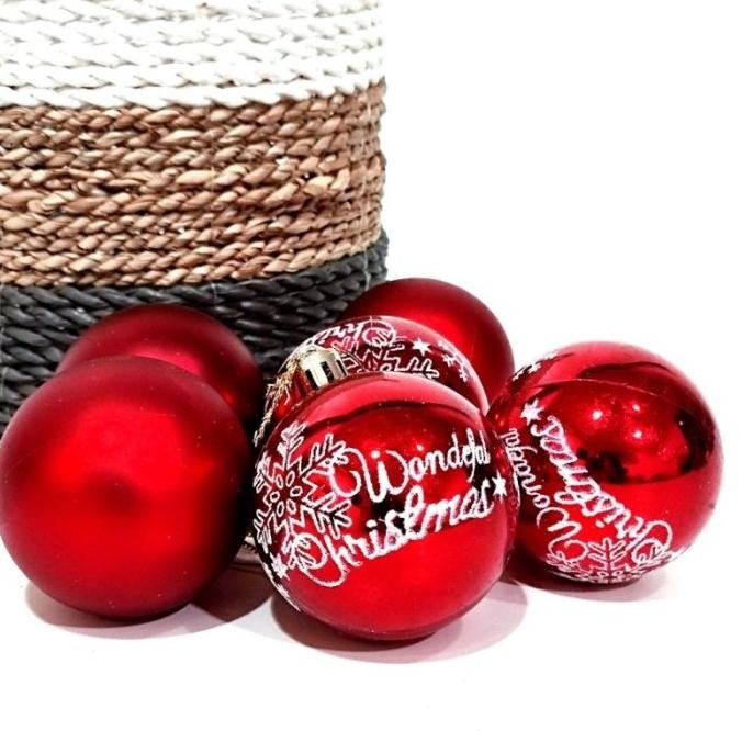 

Sale! New Bola Natal 6 Cm Bola Natal Motif Gambar Merry Christmas Dekorasi Pohon Natal Termurah Bola Glossy Dove