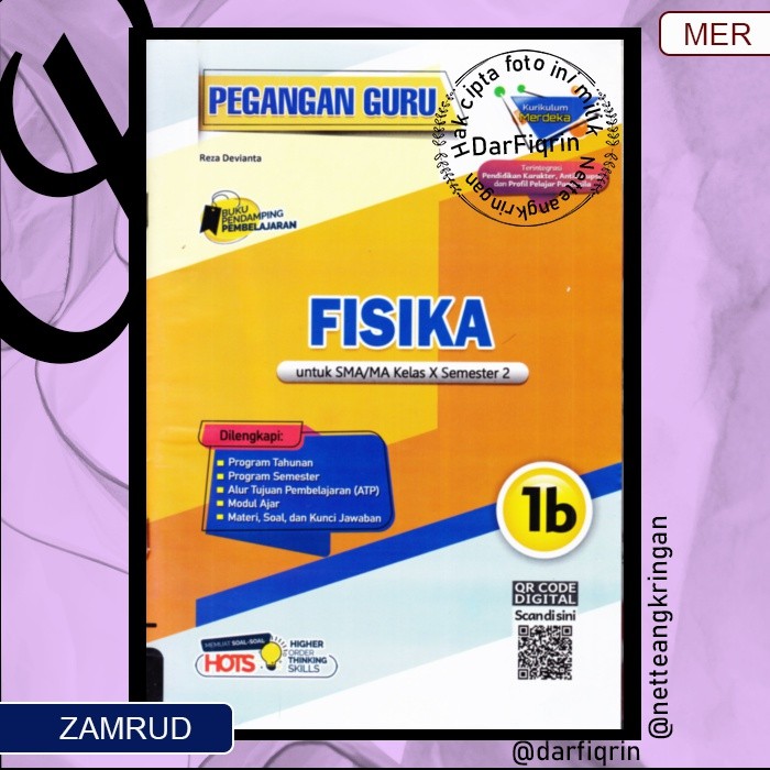Pegangan Guru Fisika Kelas 10 Semester 2-SMA/MA KURMER Kurikulum Merdeka-Zamrud/Putra Nugraha-HOTS-R