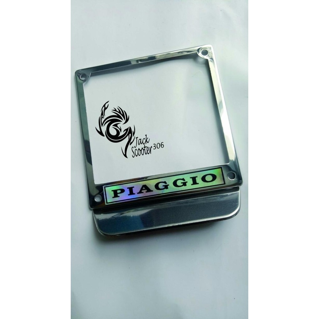 MURAH frame plat nomor vespa klasik import
