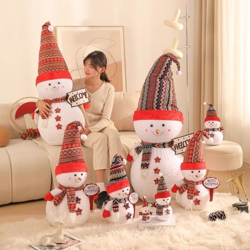 Ornamen Boneka Manusia Salju, Boneka Natal