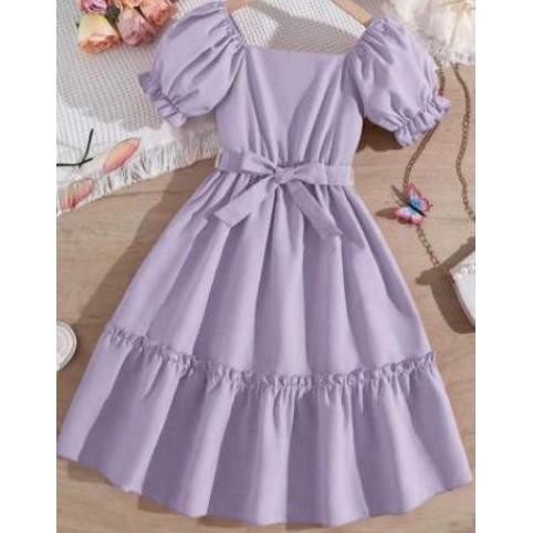 Gratis Ongkir Dres Anak Tangan Pendek Usia 3-12Tahun/Dres Anak Tanggung/Gaun Pesta Anak Perempuan/Ga