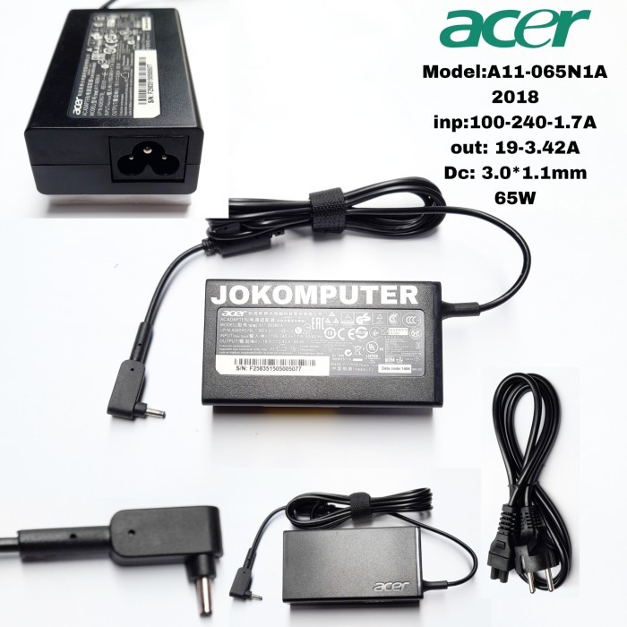 NEW ADAPTOR CHARGER LAPTOP ACER ASPIRE 5 A514-53 A514-51 A515-41 A515-45