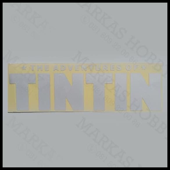 

HOT DEAL STIKER TINTIN WHITE TEXT LINE !!!!