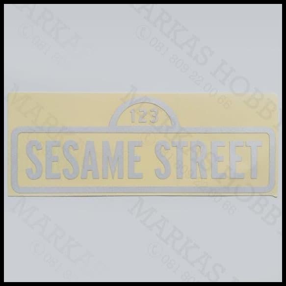 

TERBARU STIKER SESAME STREET WHITE TITLE TEXT !