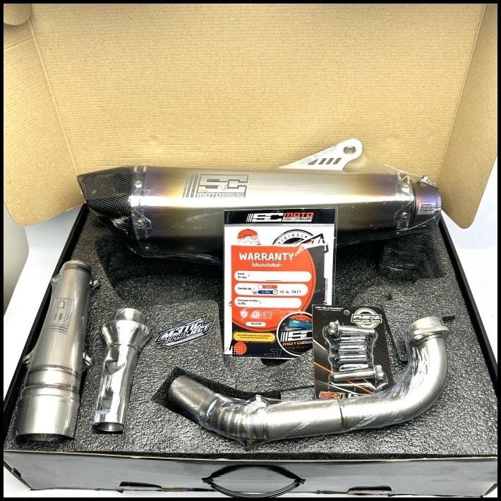 Ready Knlpot SC Moto Titanium Yamaha XMAX Old / Connected