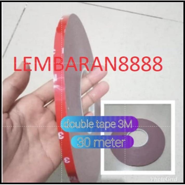 

TERMURAH DOUBLE TAPE 3M 30 METER 8MM !!!!!