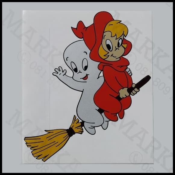 

BEST DEAL STIKER CASPER AND WENDY THE GOOD LITTLE WITCH CHARACTER
