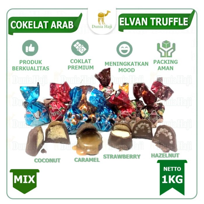 

Ready Stok - Coklat Arab Truffle Oleh-Oleh Haji & Umroh Enak Dan Murah /Kg