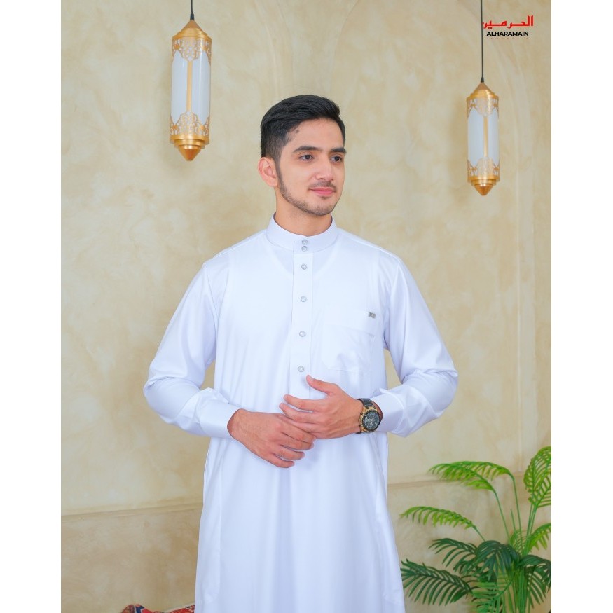 Al Haramain Jubah / Gas Pria Remaja & Dewasa Series Se Wol Manset (2417)