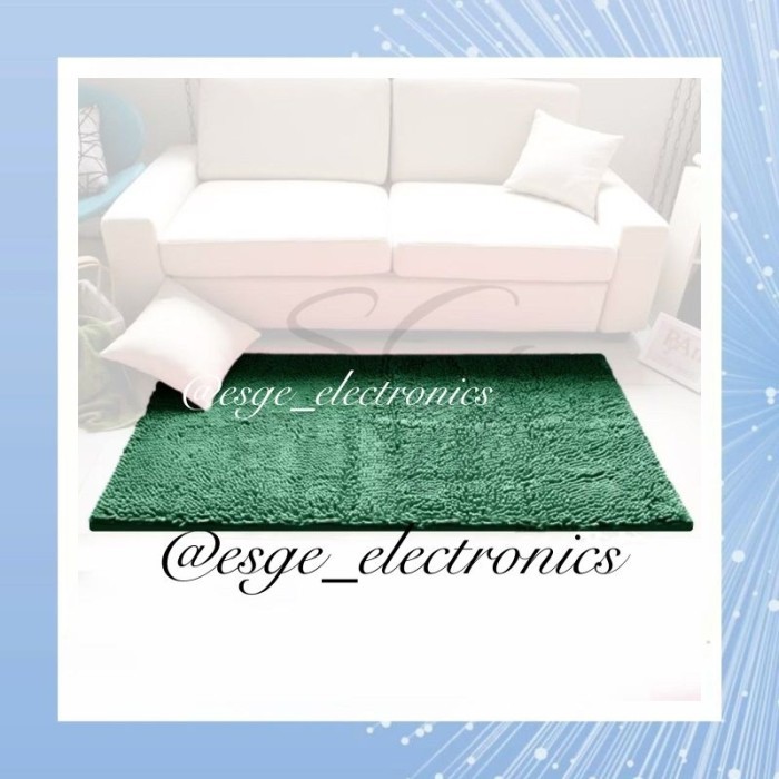 Jual ESGE KESET CENDOL KARPET CENDOL KESET MICROFIBER TEBAL BESAR 60X90CM ANTI SLIP BULU LEMBUT