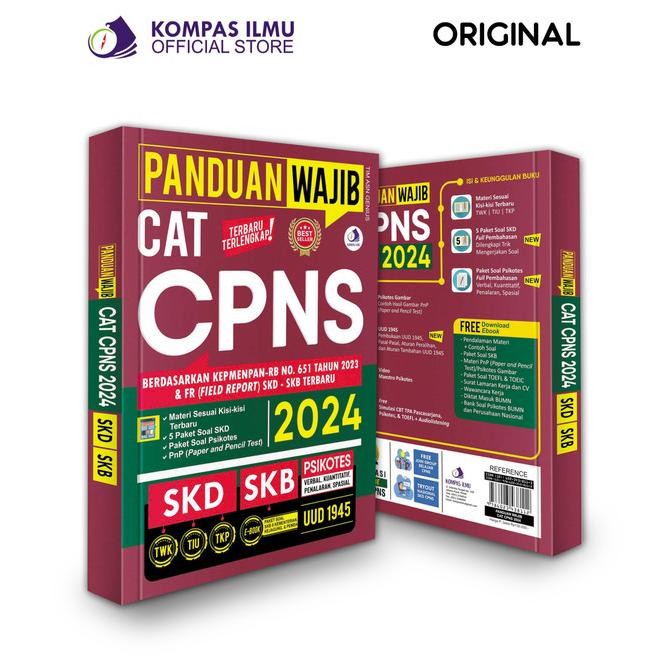 

Buku Panduan Wajib Cat Cpns 2021-2022 Skd Skb Terbaru Terupdate Original Dan Terpercaya