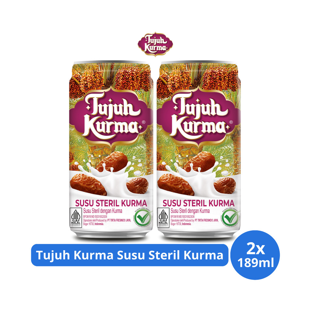 

Tujuh Kurma Susu Steril Kurma 189ml x 2 pcs