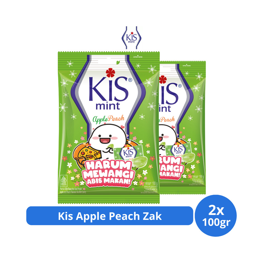 

Kis Apple Peach Zak 100gr x 2 pcs