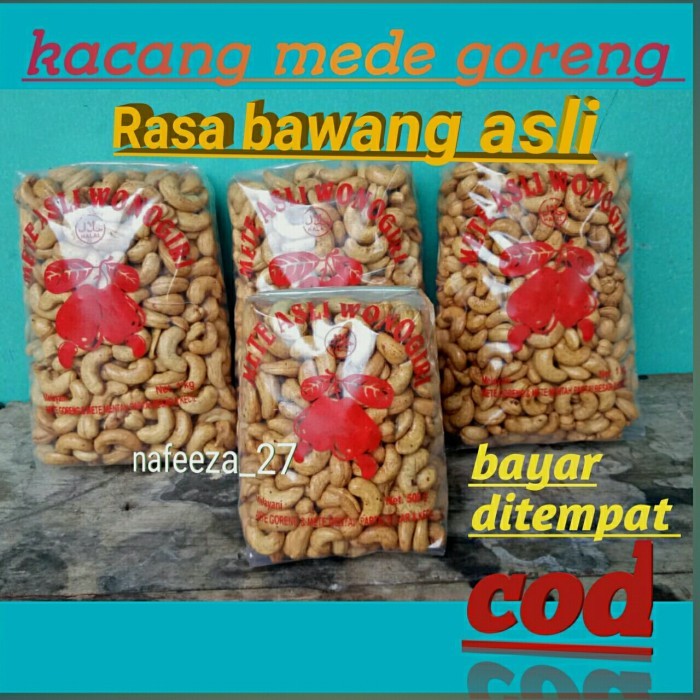 

Ready Kacang Mete Mede Goreng Rasa Bawang 1Kg