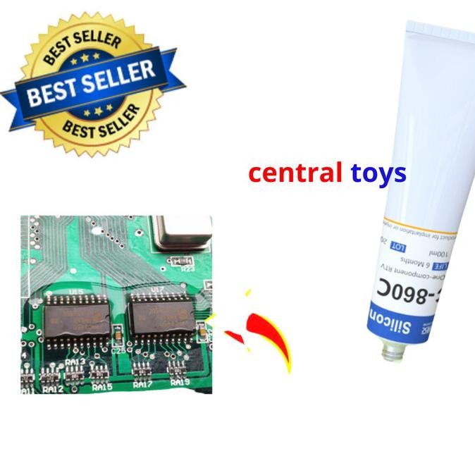 Ready lem silikon bening pelindung circuit board elektronik rc car rc boat