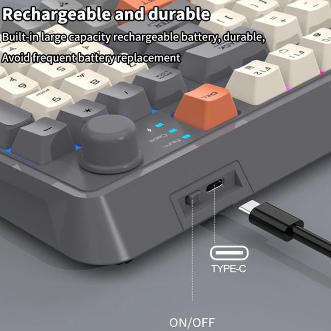 GAMING KEYBOARD K940 - RGB LIGHT WIRELESS KEYBOARD / MECHANICAL FEEL