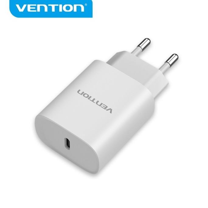 

Diskon! VENTION Adaptor USB Type C Fast Charging Charger iPhone Android ORI