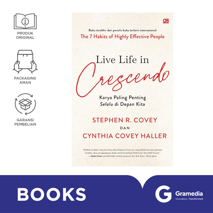 

Buku Live Life in Crescendo (Stephen R. Covey)